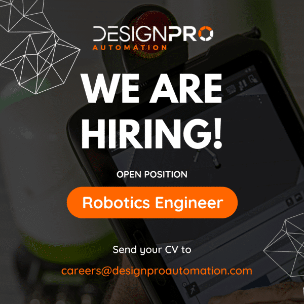 we are hiring a robotics engineer